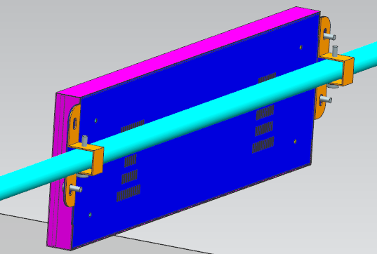 條形智能軌道交通條形屏-場(chǎng)景一過道前方